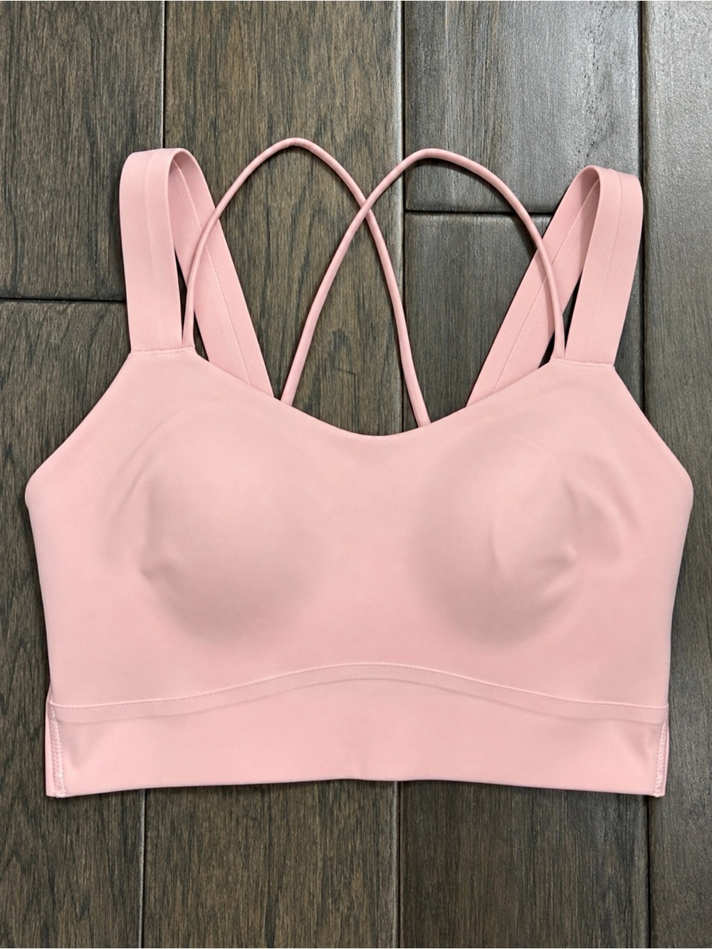 NEW Lululemon Like a Cloud Longline Bra *Light Support, D/DD Cup Pink Haze